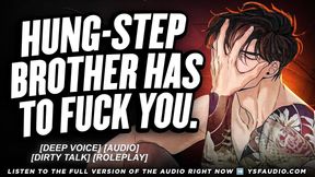 Hung Stepbrother HAS to Fuck You... -  Audio Roleplay - Men Moaning ASMR