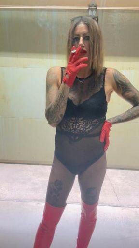 Sassy with some smoke rings