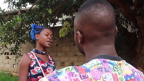 the motorcycle driver carrier and his customers in a public fuck on the road in Yaound&eacute_, Cameroon. His big cock, he copiously fucks his client on the motorbike. Nigeria. Exclusively on xvideos