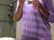 ASMR - Girlfriend Roleplay - See Through Shirt - EbonyLovers