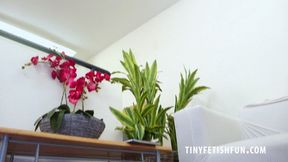 TFF1669 - Beautiful Blonde Giantess Louise Jones is crushing Tines Today - 4K UHD MP4