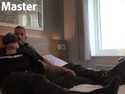 Leather Master has his gloves and boots worshipped by PREVIEW
