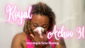 Temptress Mango in Royal Achoo 3 - Sneezing and Nose Blowing Fetish