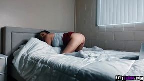 Petite daughter punished for refusing webcam show