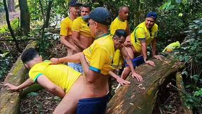 jogo do brasil com varios dotados safados e roludao acabou o final na mata fodendo gostoso