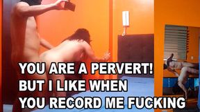 Creampie surprise for mature mom caught on camera