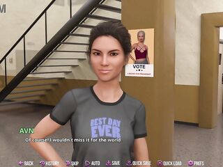 College Kings 2 #03 - Route - Saving The Busty Red Head And She Sucks All Of My Wet Cum Out Of My Big White Knob