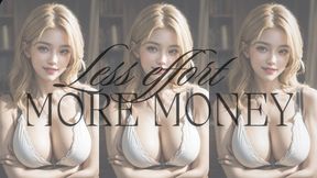 Less Effort, More Money