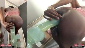 *premium* bonus! ( 2 angles ) ass monkey s ass lips - gay sex bottom bitch deep anal in panties - angle 3/4 of 6