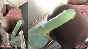 *premium* bonus! ( 2 angles ) ass monkey s ass lips - gay sex bottom bitch deep anal in panties - angle 3/4 of 6