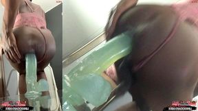 *premium* bonus! ( 2 angles ) ass monkey s ass lips - gay sex bottom bitch deep anal in panties - angle 3/4 of 6