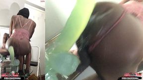 members only bonus! ( 2 angles ) ass monkey s ass lips - gay sex bottom bitch deep anal in panties - angle 3/4 of 6