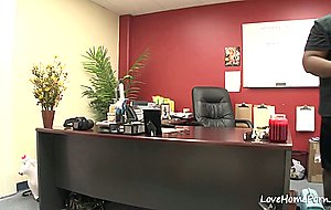 Big tits brunette got fucked on the couch