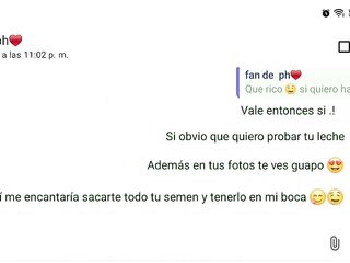 CONVERSATION WITH A FAN. ENDS UP IN MY GORGEOUS HOT MOUTH Ñ