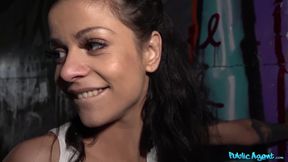 Czech Brunette Siren Explodes with Desire in Public Encounter