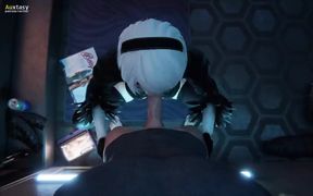 A Night With 2B (Blowjob)