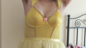 Full Princess Belle Lingerie Try-On - Sexy Fairy Tale Fantasy video