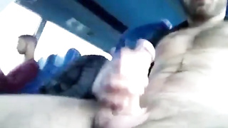 Masturbation on bus 4