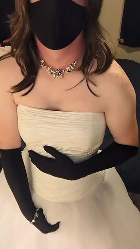 Won&#039;t someone cum inside my massive wedding gown with me?