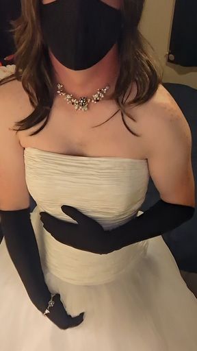 Won&#039;t someone cum inside my massive wedding gown with me?