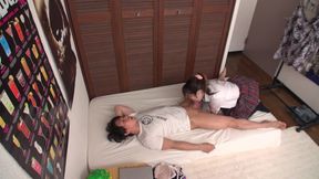 Madoka, Cosplay and Cum Swallowing Blowjob to Friend