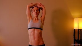 Muscle Control Goddess Flexing Abs