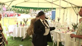 kaia kane, katie fox and friends have sex at the banquet