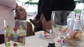 kaia kane, katie fox and friends have sex at the banquet