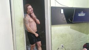 meu amigo veio dormir aqui em casa