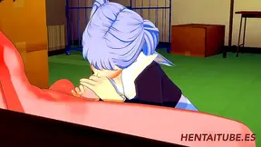 Noelle Silva Sucks Dick & Cumes in Mouth Before Wild 3D Anime Pussy Fuck & Multiple Creampies