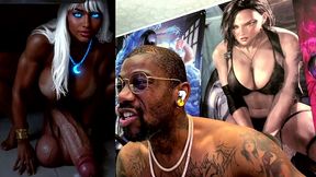 gigantic thicc dick transgender ebony girl want’s to play sexual games with you under your bed, ai generated
