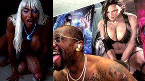gigantic thicc dick transgender ebony girl want’s to play sexual games with you under your bed, ai generated