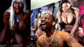gigantic thicc dick transgender ebony girl want’s to play sexual games with you under your bed, ai generated