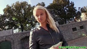 Sweet 16 takes massive cock&#x1F346; for cash and gets ruined in this nasty blowjob