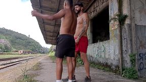 o trem parou