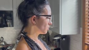My New Fembot Cleaning The Kitchen