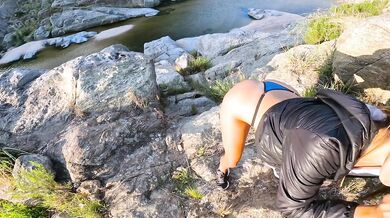 Young Couple Fuck Hard With Perfect Sunset - Cum Twice On Hot ASS !!!