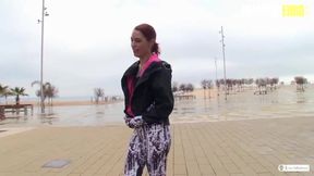 AMATEUR EURO - Redhead Latina Silvia Rubi Loves To Have Sex With Random Guys