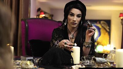 ASMR Fantasy - Trans Fortune Teller Ariel Demure Slides HER FORTUNE Into Satisfied Customer