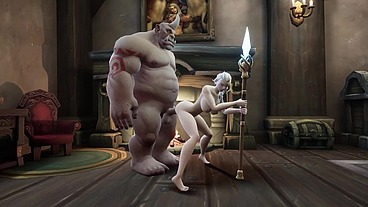 White Hair Witch has takes Ogre Dick - Warcraft Parody