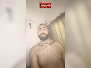 GIANT SPUNK FOUNTAIN IN THE SHOWER THIS MORNING! ????