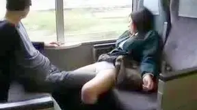 Asian Rides the Rails - A Sizzling Forbidden Encounter