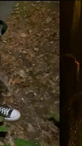 Outdoor Piss Fun (Compilation)   Clip 1