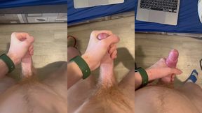 huge twink boner. really horny and hot solo jerking off