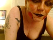 Painted Whore Eats Aphrodesiac Then Ruins Its Makeup-Unedited