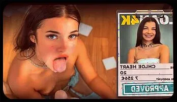 Brunette Teen Chloe Heart Soaked & Covered in Cum | LOAN4K No download needed
