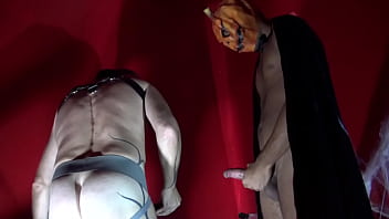 JESS fucked bareback by anonymous for halloween night