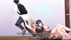 Kitchen Sex Tease: Momoka lets Ryota Finger her Tight Pussy After he Does All the Dishes - HENTAI 2025 (Subtitled)