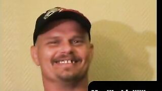 MenWorkinXXX.com - Bear-bellied amateur jerks his big dick and releases a massive loa