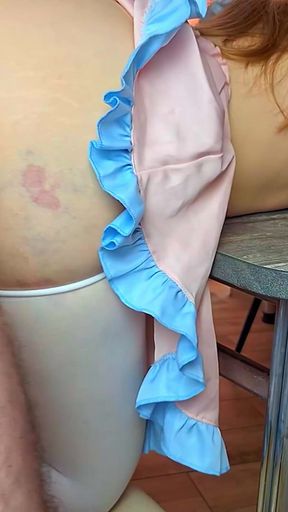 blonde in doll clothes wanted a big one   Clip 2